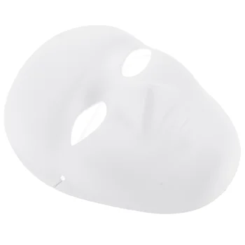 6Pcs DIY em Branco Máscara Máscaras Máscara de Celulose em Branco Máscara Branca máscaras de Máscaras Paintable Papel Máscara
