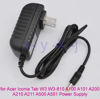 1PCS 12V 1.5 UM Tablet Carregador para Acer Iconia Tab W3 W3-810 Aspire Interruptor de 10 A100 A101 A200 A210 A211 A500 A501 de Energia Plug EUA