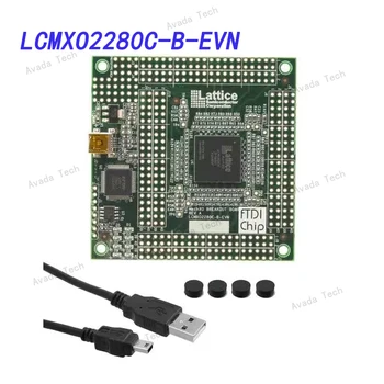 Avada Tecnologia LCMXO2280C-B-EVN placa de Circuito Breakout MACHXO 2280 CPLD USB quebra-cabeça B conector para alimentação e programação luzes 8LED