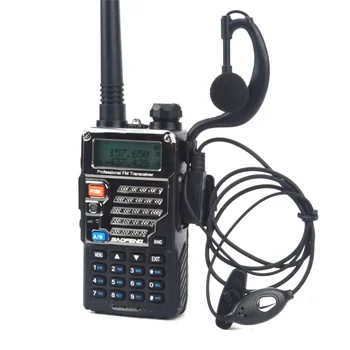 BAOFENG UV-5RE VHF/UHF de Banda Dupla Walkie-Talkie com Fone de ouvido