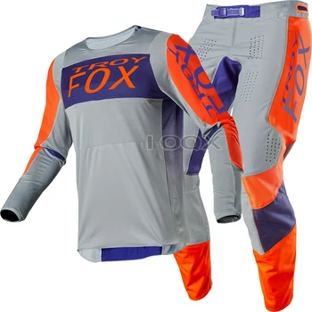 2020 Troy Fox 360 Linc Conjunto De Engrenagens De Motocross Montanha De Bicicleta Offroad Jersey Calças Motocicleta Terno De Mens Kits