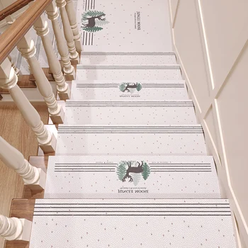 Escadas Tapete, Tapete Antiderrapante Etapa De Escada Tapetes Cola-Livre De Auto-Adesivo Família Pé De Esteira Do Tipo Step Apagável Tapete De Lavar Roupa