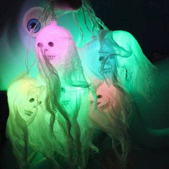 Luzes LED Esqueleto Luz Decorativa DIY Para o dia das bruxas Halloween Iluminação do Ambiente de Halloween Suprimentos