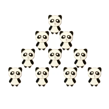 10PCS/Lot Desejo Pin Para as Mulheres, as Crianças Vintage Esmalte Broches Panda Bonito Jóias Emblema do Chapéu, Casaco de Acessórios Lenço Fivela de Natal