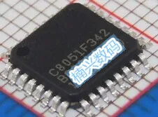 10pcs C8051F342-GQR 8051F342 C8051F342-GQ microcontrolador original genuíno TQFP32 Novo