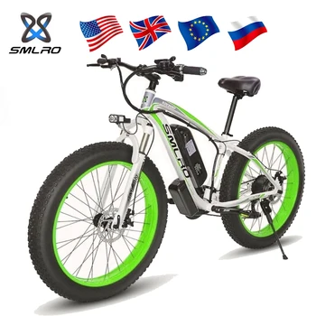 SMLRO XDC600 Ebike 48V 1000W 13AH Bicicleta Elétrica Mecânica, Freio a Disco 26 